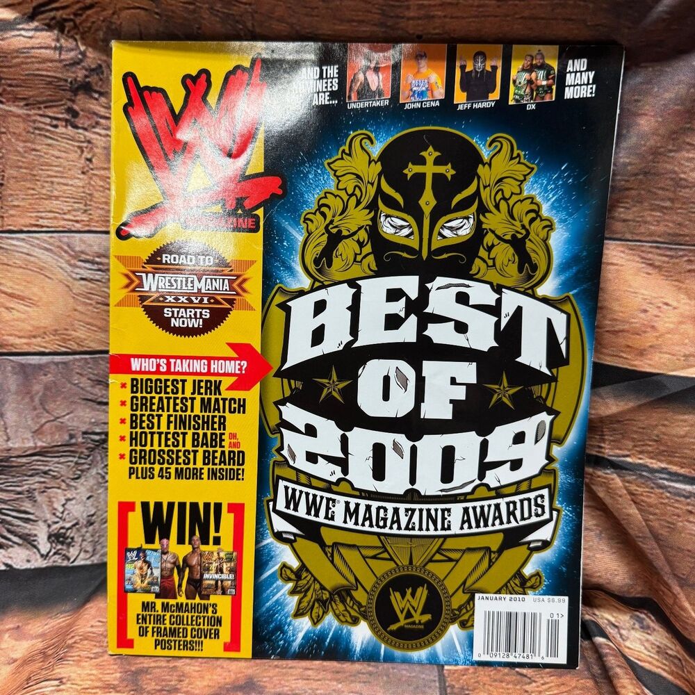 WWE Magazine Best of 2009 Awards January 2010 Wrestling Kofi Kingston Poster